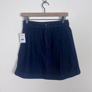 Free People Dark Denim Skirt 4 NWT